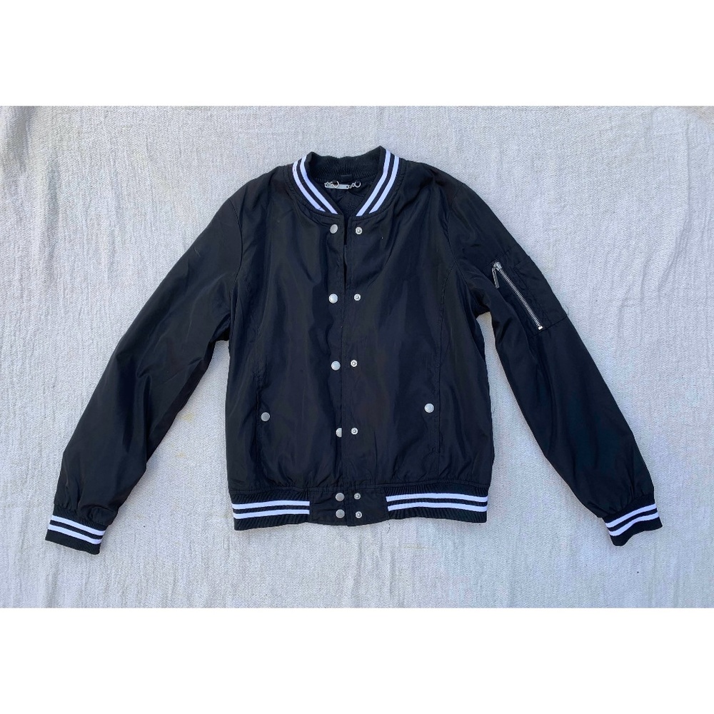 Jou Jou Black Bomber Jacket